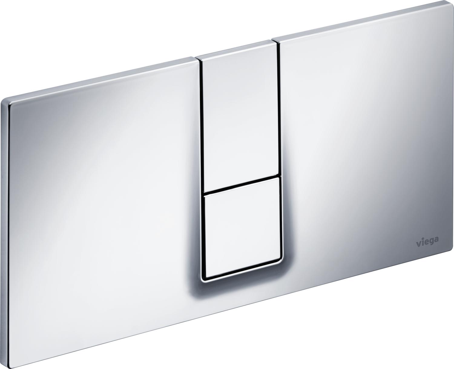 Viega Visign Betätigungsplatte für Toilette glänzender Chrom 654696