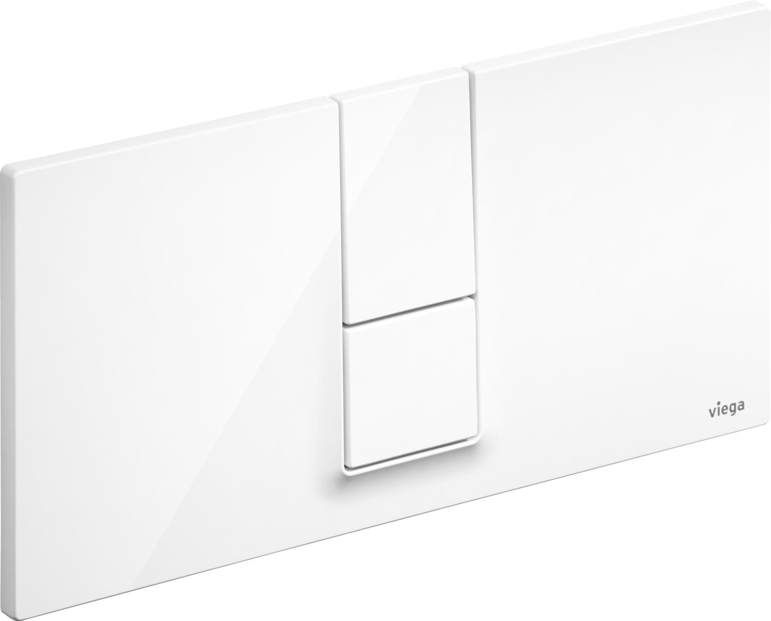 Viega Visign Betätigungsplatte für Toilette weiß 654689