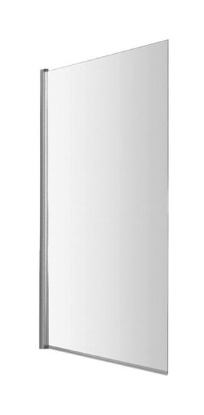 Omnires Kenton Badewannenabtrennung 70 cm einteilig chrom Glanz/durchsichtiges Glas MP75CRTR