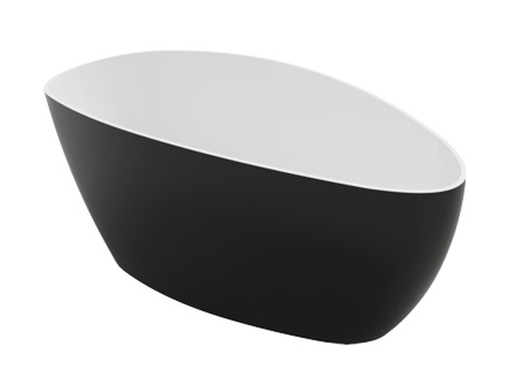 Omnires M+ Freistehende Badewanne 170x77 cm oval zweifarbig BarcelonaXLBCP