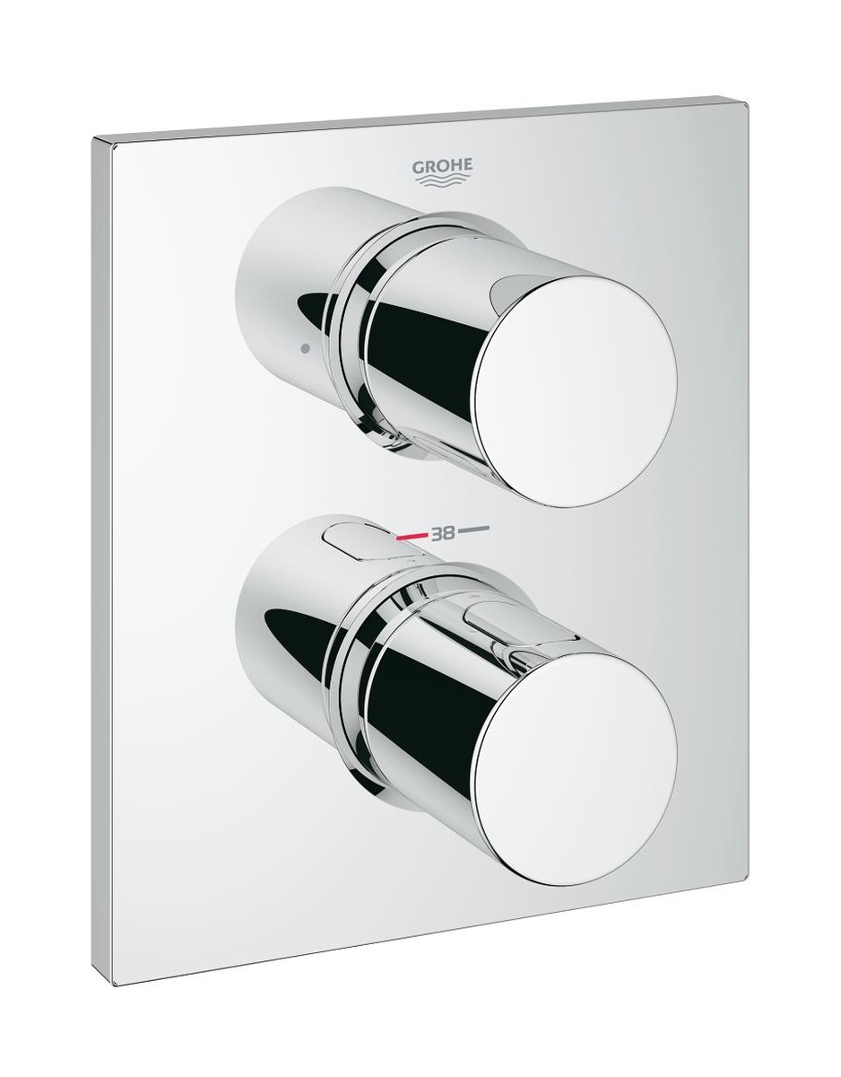 Grohe Grohtherm Badewannen- und Duscharmatur Unterputz mit Thermostat chrom 27618000