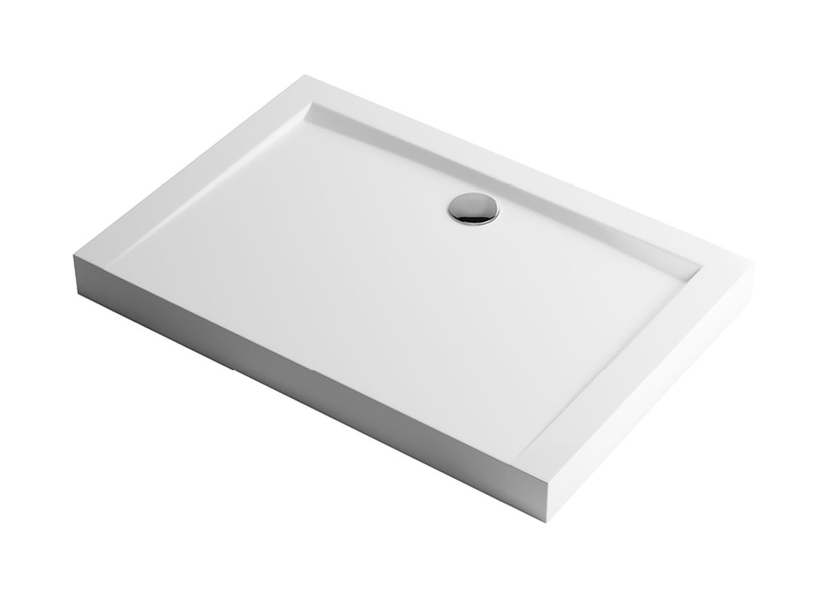 Excellent Forma Rechteckige Duschwanne 120x80 cm weiß BREX.FOR128WHC