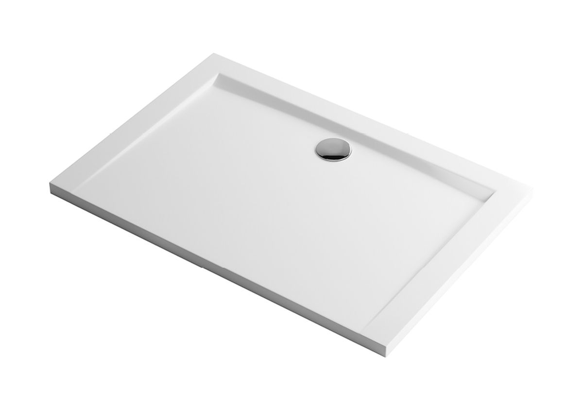 Excellent Forma Rechteckige Duschwanne 120x80 cm weiß BREX.FOR128WHN