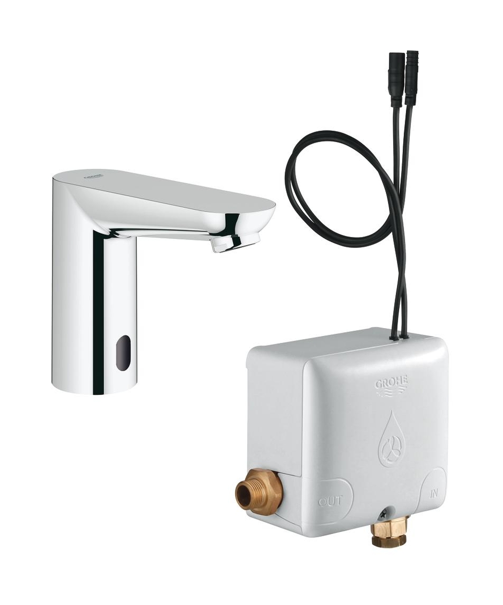 Grohe Euroeco waschbeckenhahn stehend Elektronisch StarLight Chrome 36384000
