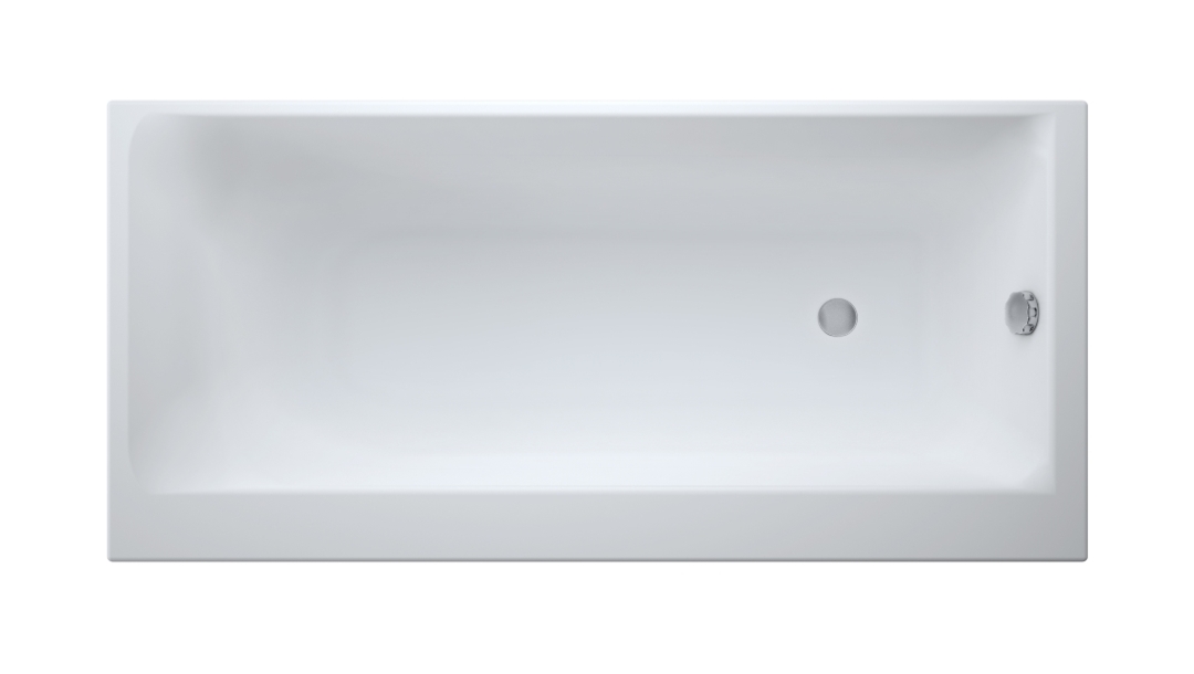 Cersanit Smart Rechteckige Badewanne 170x80 cm weiß S301-117