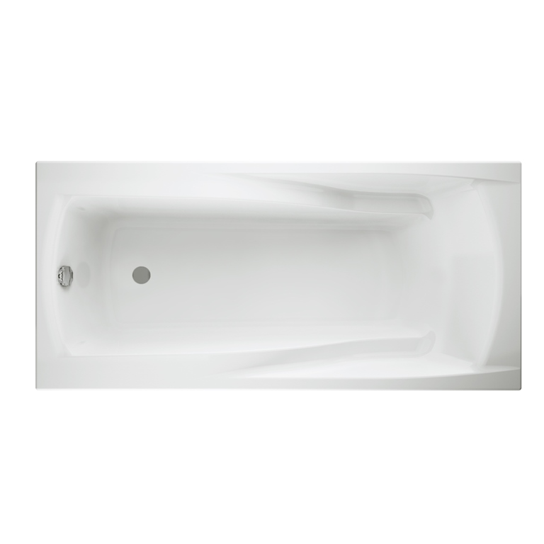 Cersanit Zen Rechteckige Badewanne 180x85 cm weiß S301-129