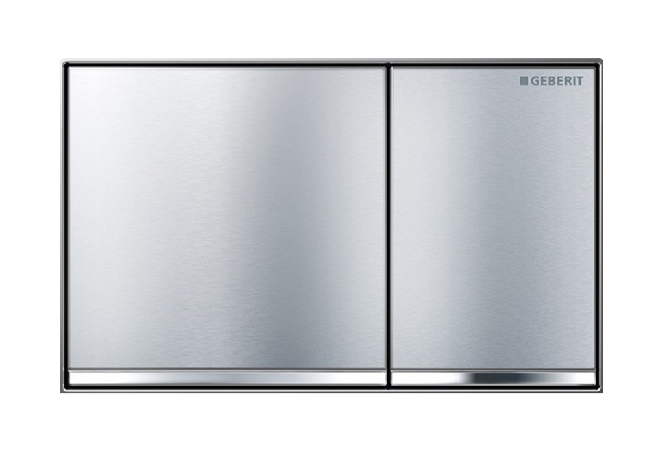 Geberit Omega60 Betätigungsplatte für Toilette glänzender Chrom-mattchrom 115.081.GH.1