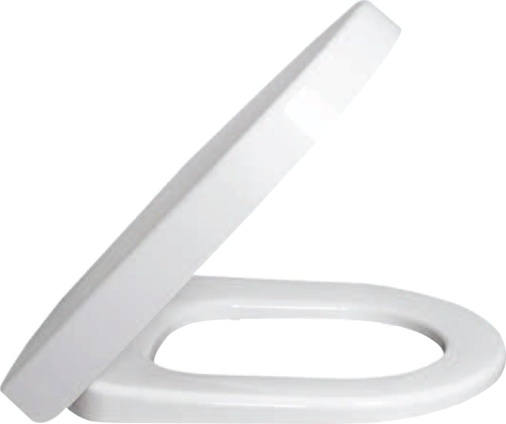 Villeroy & Boch Vita Toilletensitz absenkautomatik für Behinderte weiß 9M51B101/9M51B1R1