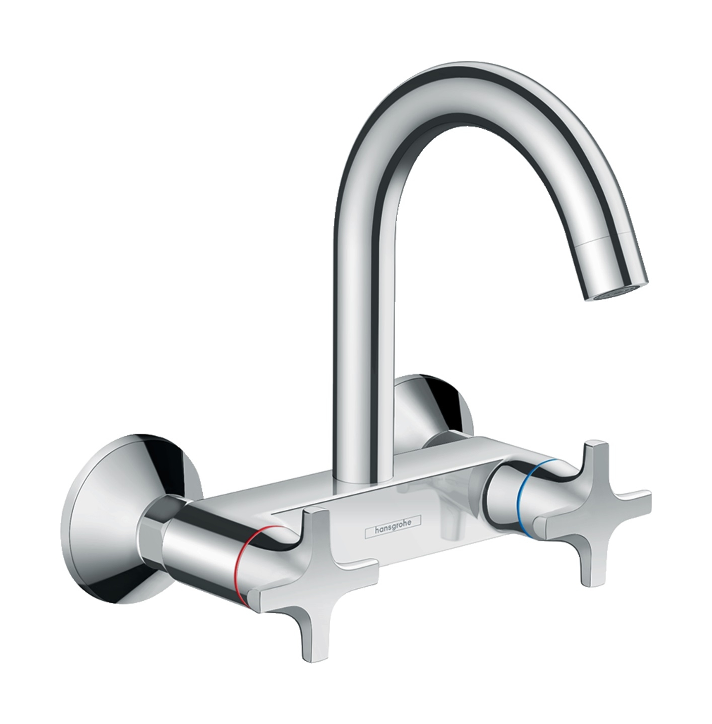 Hansgrohe Logis Küchenarmatur Wandmontage chrom 71286000