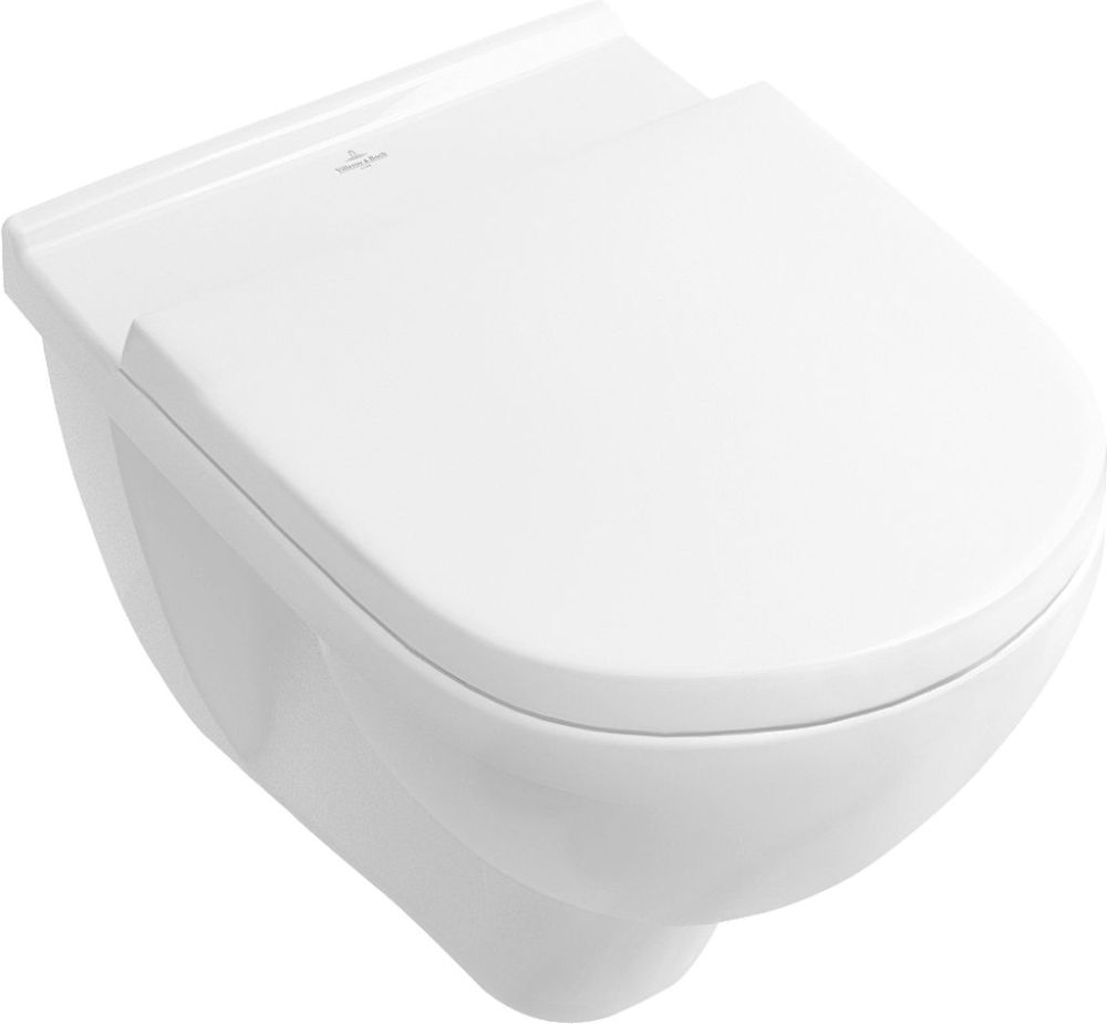 Villeroy & Boch O.Novo Kombi-Pack mit WC-Sitz hängend Spülrandlos weiß 5660HR01