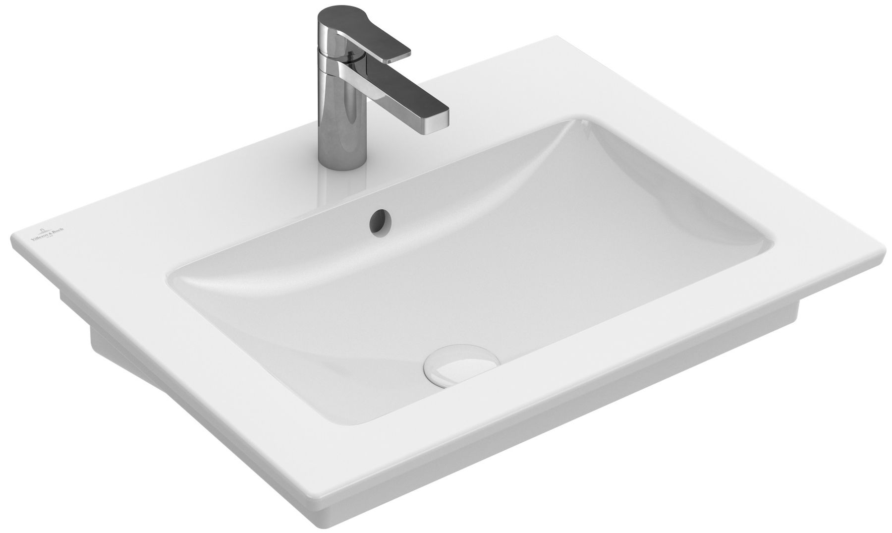 Villeroy & Boch Venticello Waschbecken 60x50 cm rechteckig Klassisch weiß 4124G6R1