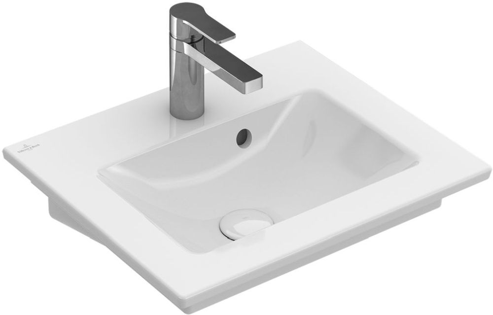 Villeroy & Boch Venticello Waschbecken 50x42 cm rechteckig Klassisch-Möbel weiß 41245001