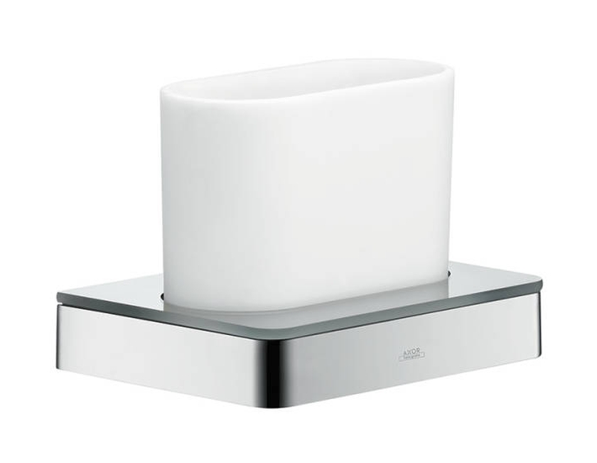 Axor Universal Zahnputzbecher weiß-chrom 42834000