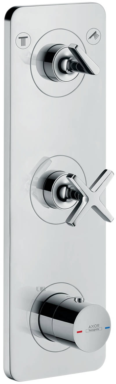 Axor Citterio E Badewannen- und Duscharmatur Unterputz mit Thermostat chrom 36703000