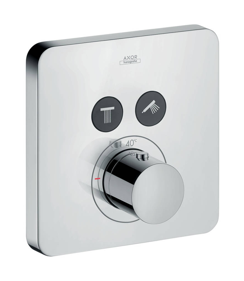 Axor ShowerSelect Badewannen- und Duscharmatur Unterputz mit Thermostat chrom 36707000