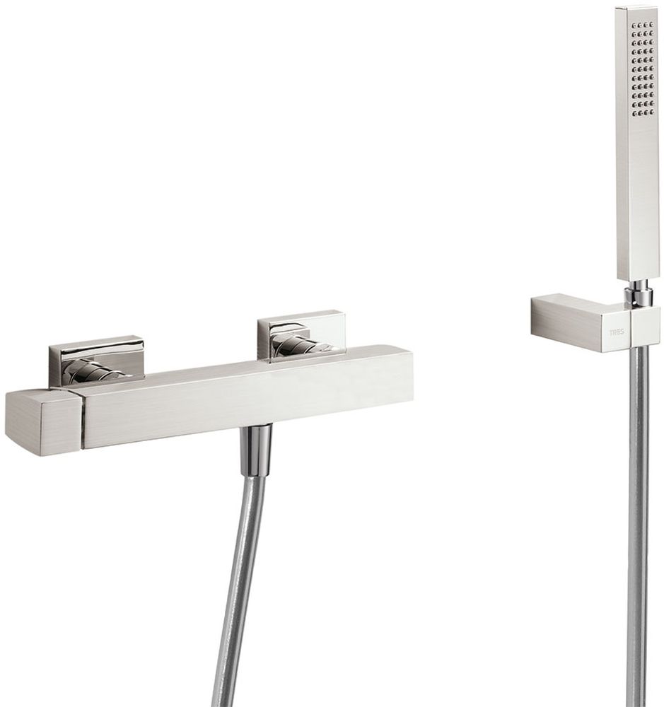 Tres Slim Exclusive Duschbatterie Wandmontage || 202.167.01.AC