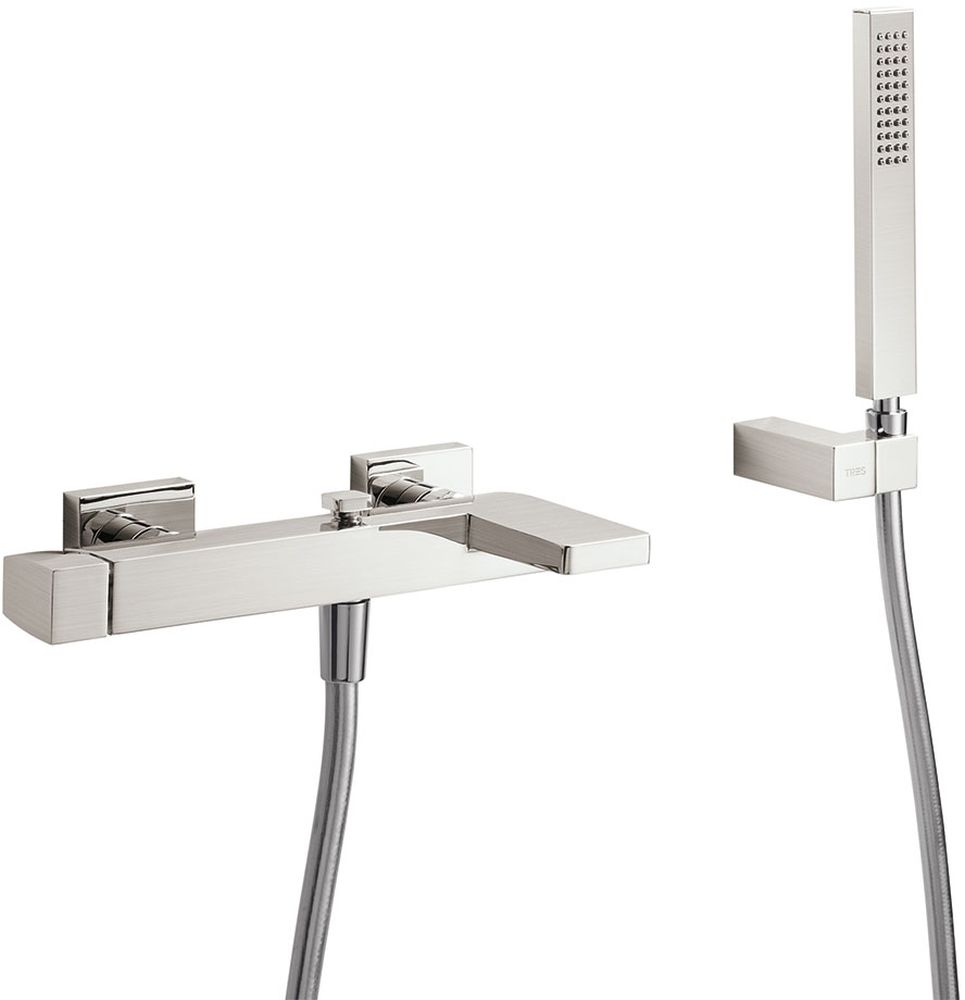 Tres Slim Exclusive Badewannen- und Duscharmatur Wandmontage || 202.170.01.AC