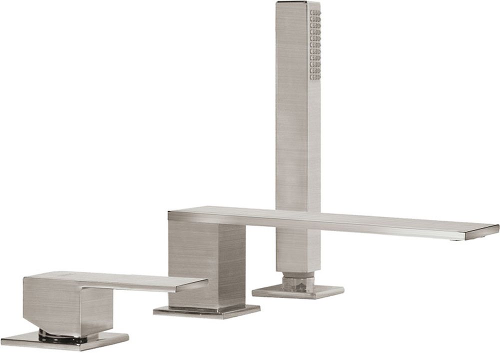 Tres Cuadro Exclusive Badewannen- und Duscharmatur awannenmontiert || 006.161.05.AC