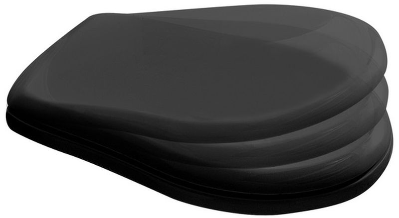 Kerasan Retro Toilletensitz absenkautomatik schwarz 108804