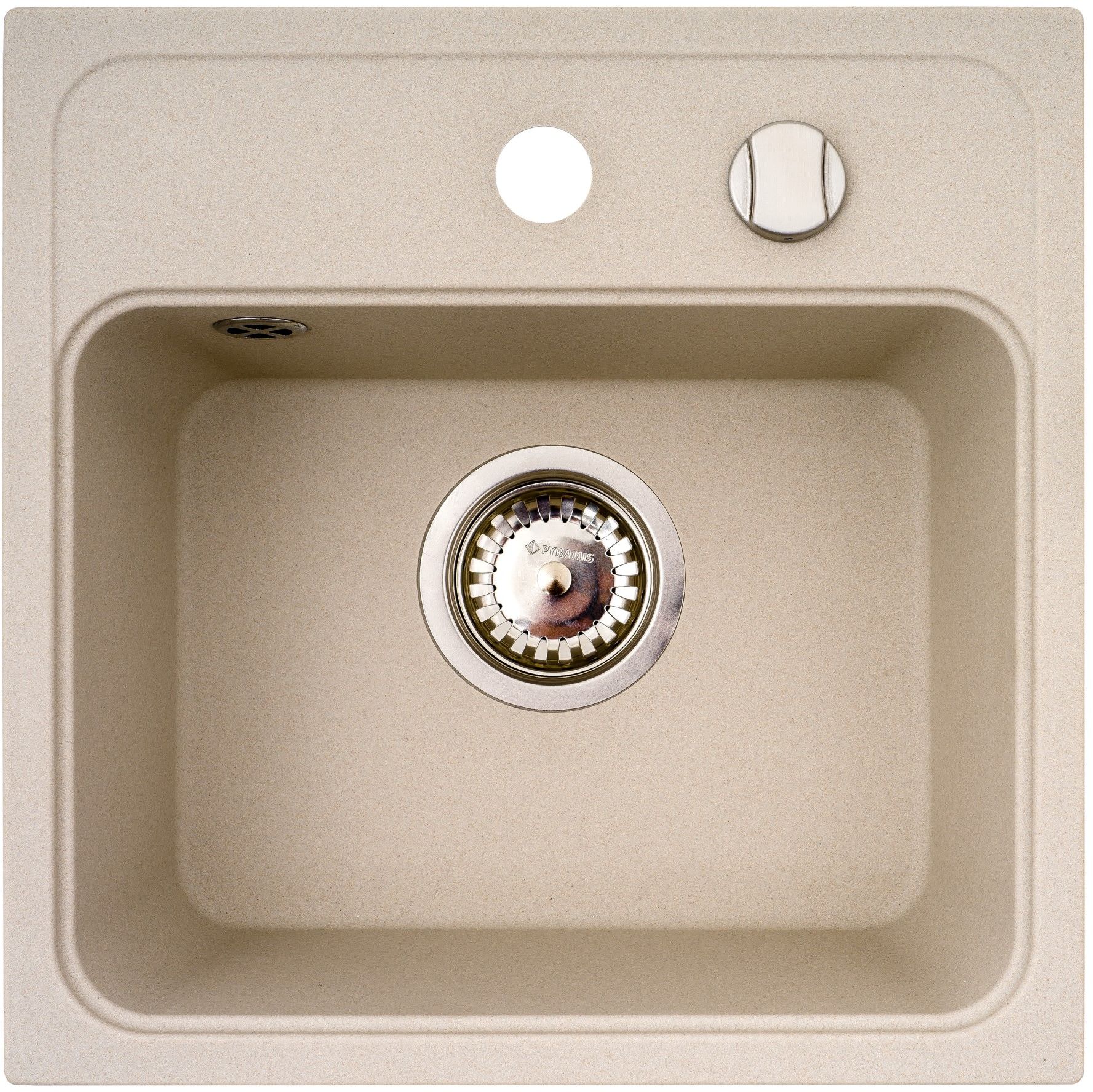 Pyramis Camea Granitspüle 40x40 cm beige 070013701