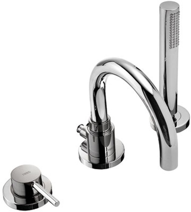 Tres Study Exclusive Badewannen- und Duscharmatur awannenmontiert chrom 262.150.01