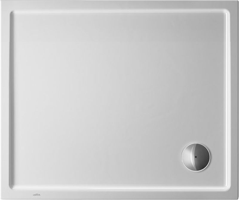 Duravit Starck Slimline Rechteckige Duschwanne 90x80 cm weiß 720118000000001