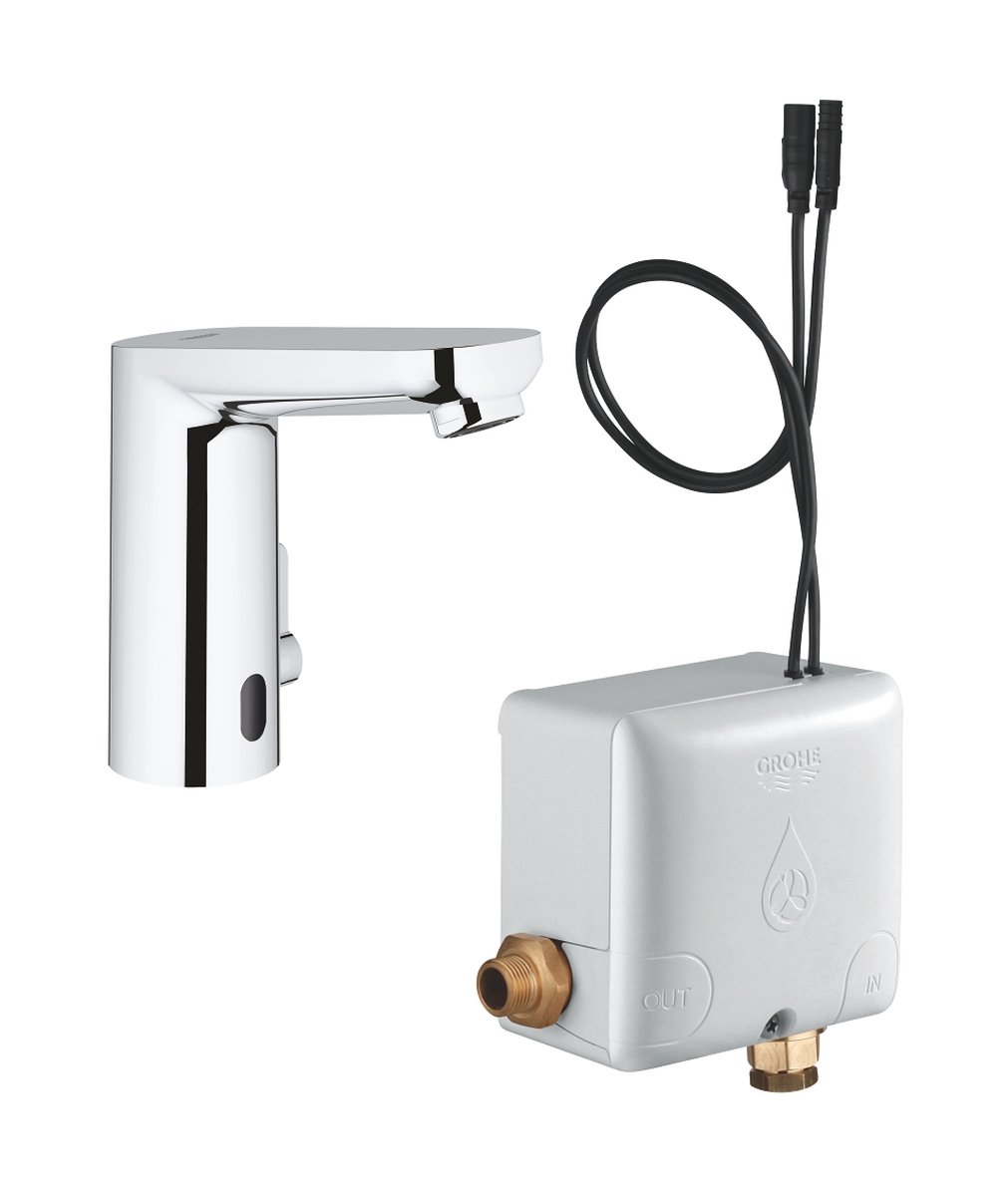 Grohe Eurosmart Cosmopolitan Waschtischarmatur Stehend Elektronisch StarLight Chrome 36386001
