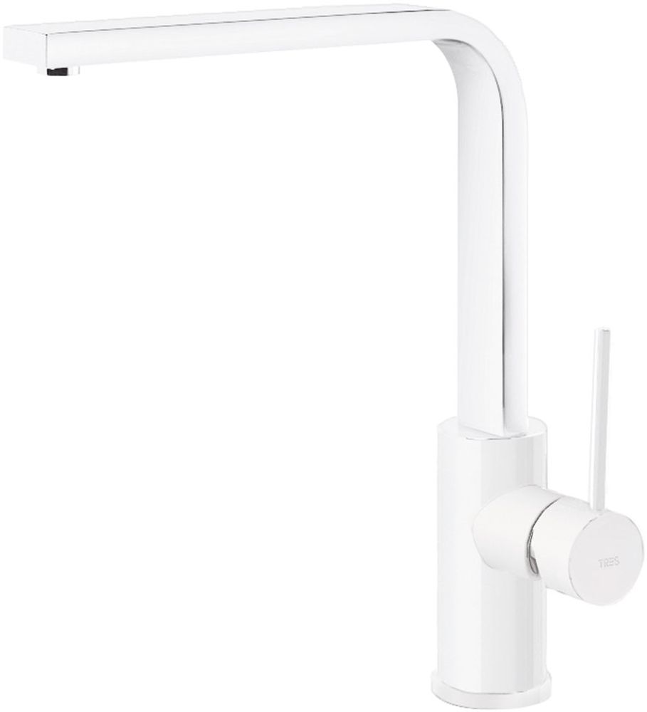 Tres Exclusive Küchenarmatur Stehend weiß 062.435.BM