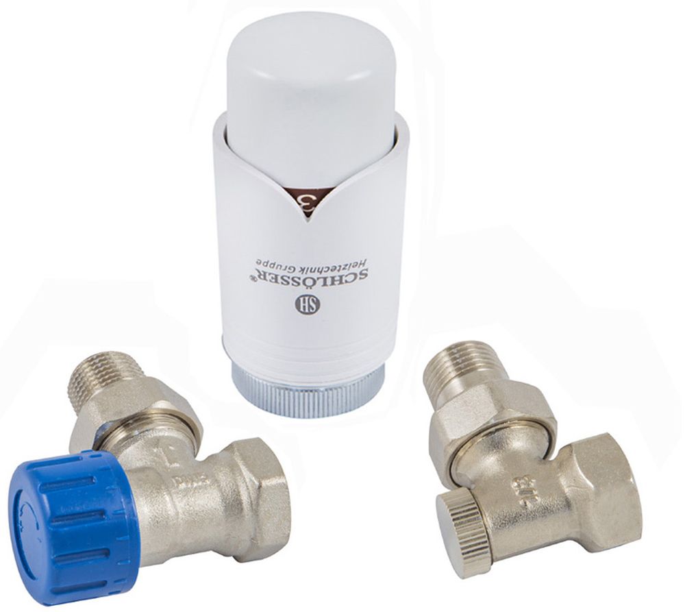 Schlosser Standard Thermostatset nickel 602200003