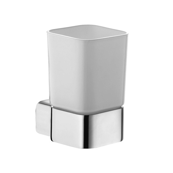 Kludi E2 Zahnputzbecher weiß-chrom 4997505