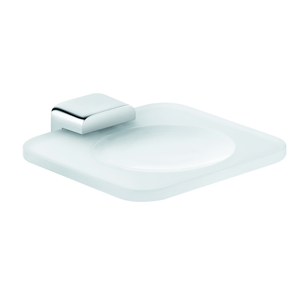 Kludi E2 Seifenschale Wand chrom-weiß 4998505