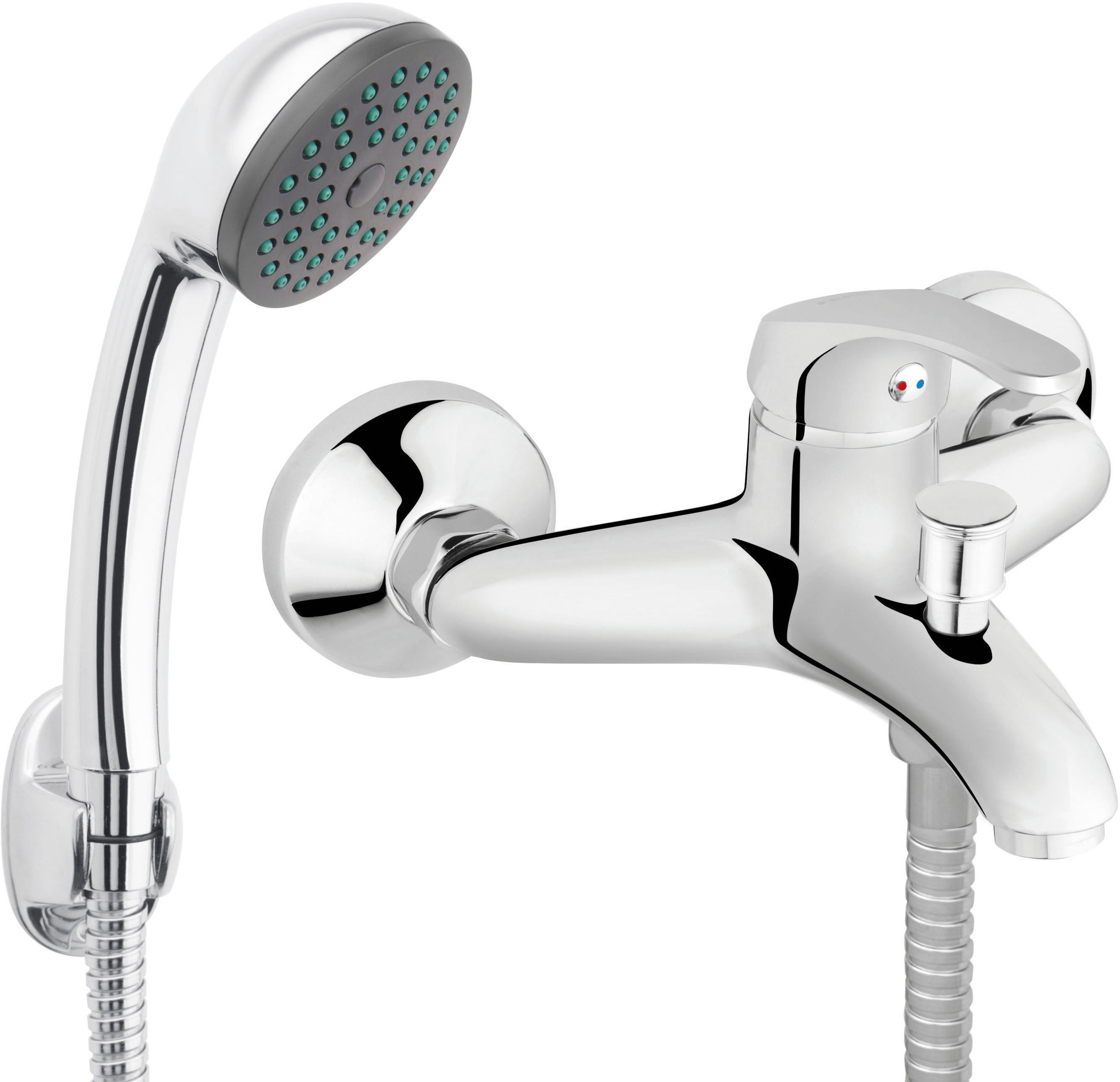 Ferro Basic badewannen- und duscharmatur Wand chrom BBC11