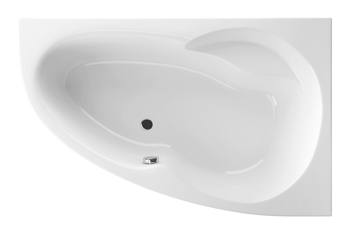 Excellent Newa Plus Eckbadewanne 150x95 cm rechtsseitig weiß WAEX.NEP15WH