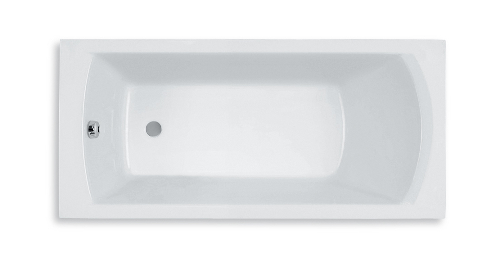 Roca Linea Rechteckige Badewanne 170x75 cm weiß A24T042000