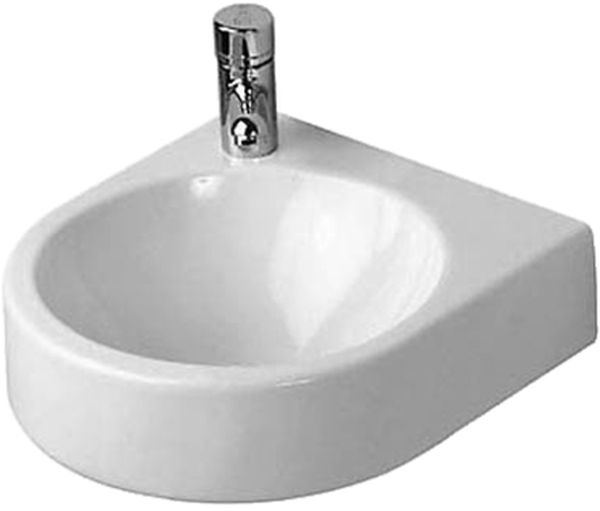 Duravit Architec Waschbecken 38x36 cm halbrund Klassisch weiß 0766350009