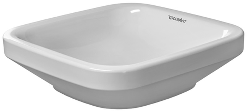 Duravit DuraStyle waschbecken 43x43 cm quadratisch nabla-förmig weiß 0349430000