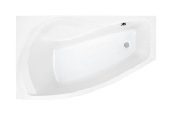 Roca Nicole Eckbadewanne 160x95 cm linksseitig weiß A24T169000
