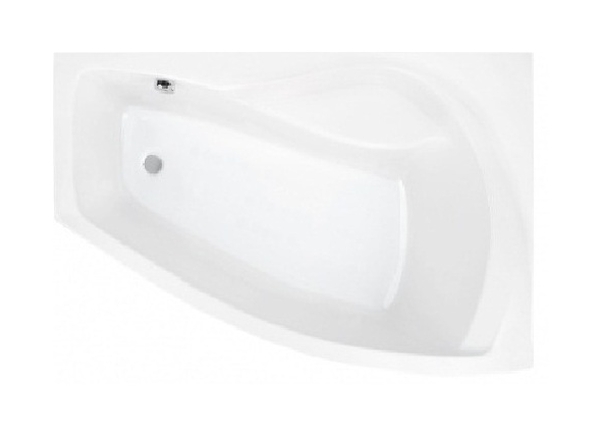 Roca Nicole Eckbadewanne 160x95 cm rechtsseitig weiß A24T177000