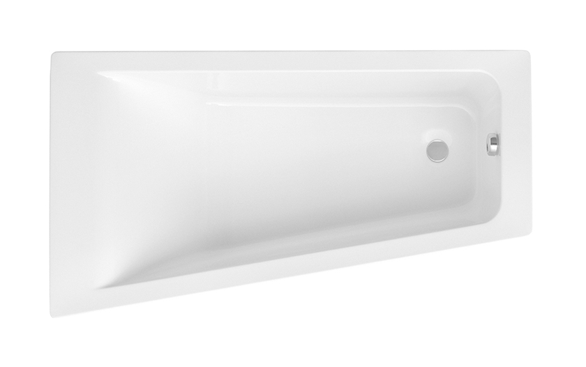 Roca Easy Eckbadewanne 160x90 cm linksseitig weiß A248411000