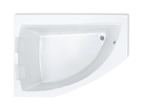 Roca Aquamarina Eckbadewanne 175x100 cm linksseitig weiß A24T233000