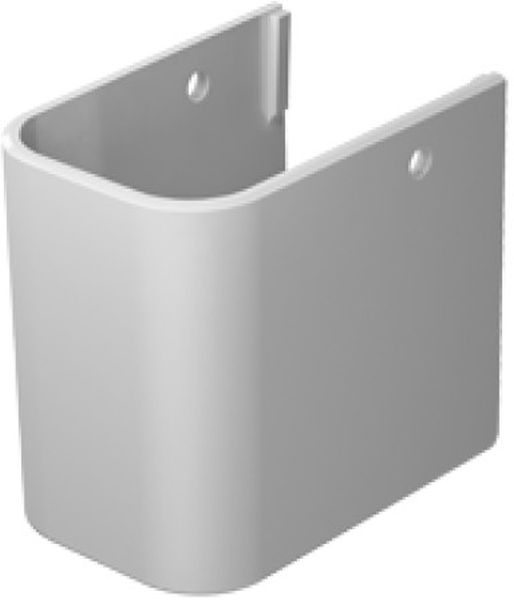 Duravit Happy D.2 Halber Sockel weiß 0858280000