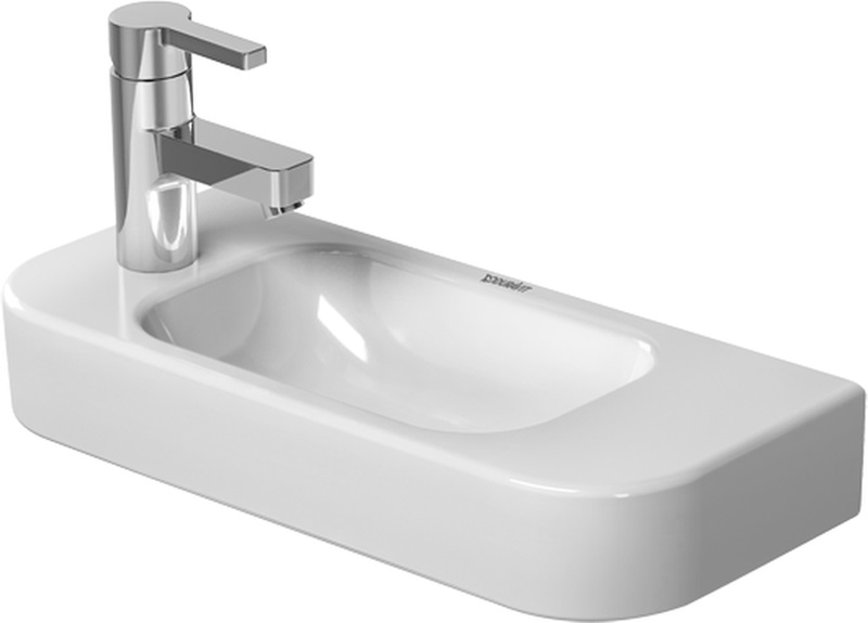 Duravit Happy D.2 Waschbecken 50x22 cm halbrund Klassisch weiß 0711500009