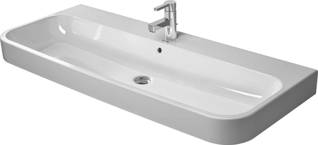 Duravit Happy D.2 Waschbecken 120x50.5 cm rechteckig Klassisch-Möbel weiß 2318120027