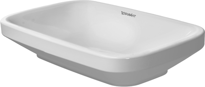 Duravit DuraStyle waschbecken 60x38 cm rechteckig nabla-förmig weiß 03496000001