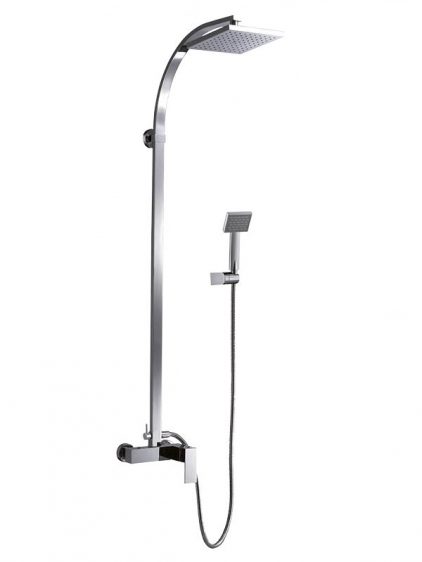Blue Water Toronto Duschset Wandmontage mit Regenbrause chrom TOR-ZKPN.400C