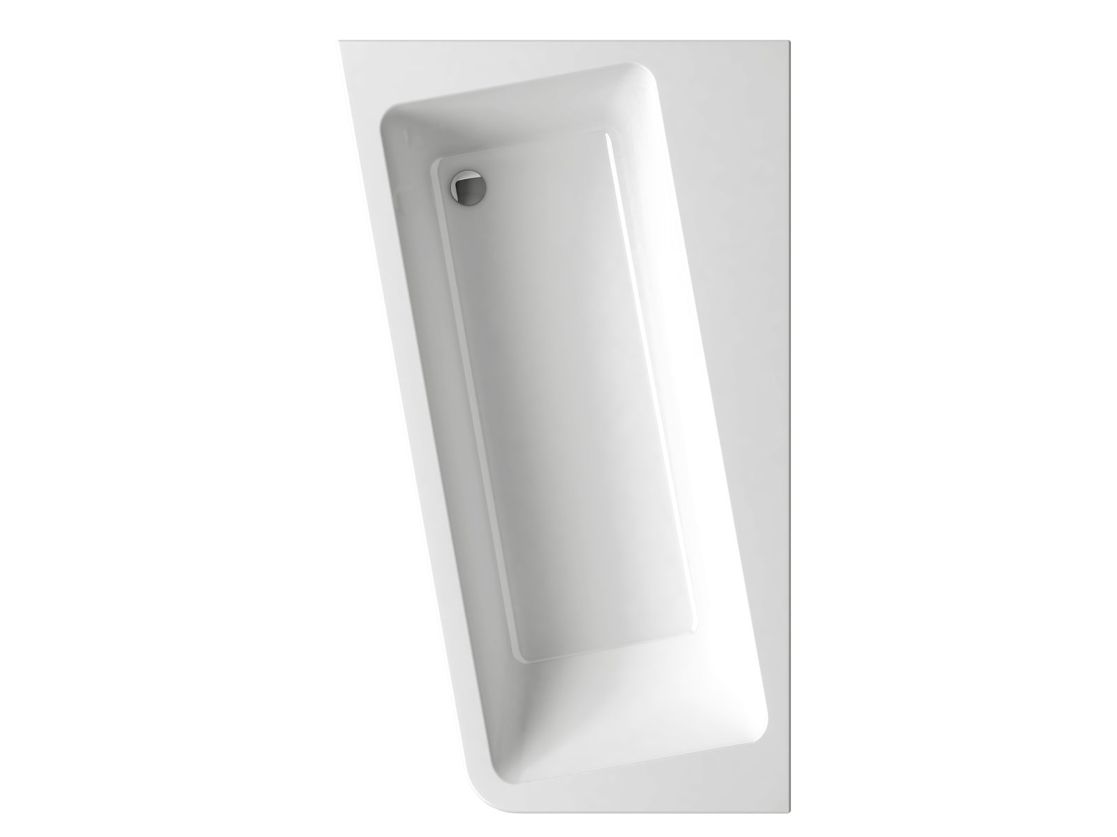 Ravak 10° Eckbadewanne 170x100 cm linksseitig weiß C811000000