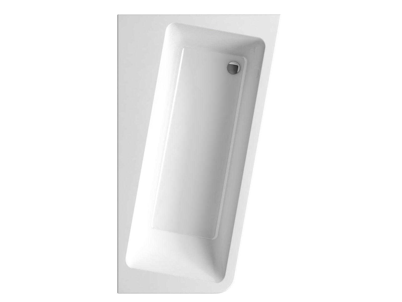Ravak 10° Eckbadewanne 170x100 cm rechtsseitig weiß C821000000