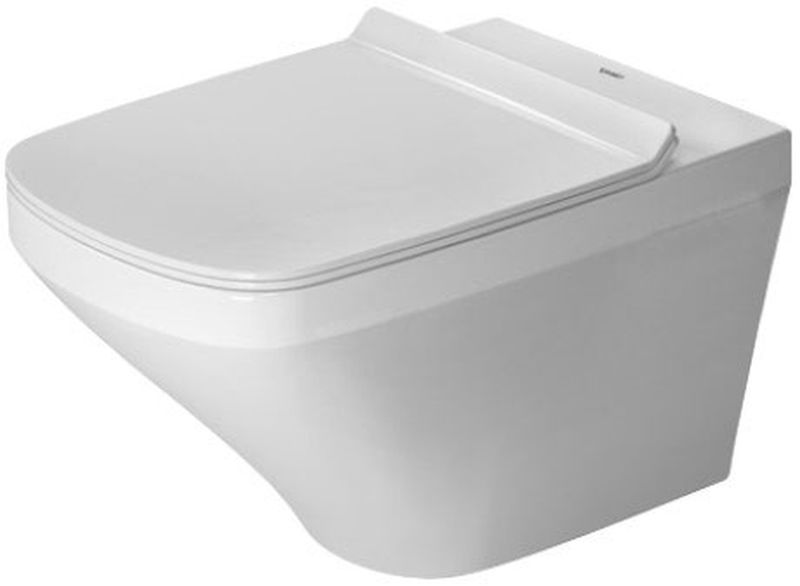 Duravit DuraStyle WC-Becken mit Absenkautomatik-Sitz hängend Spülrandlos weiß 45510900A1