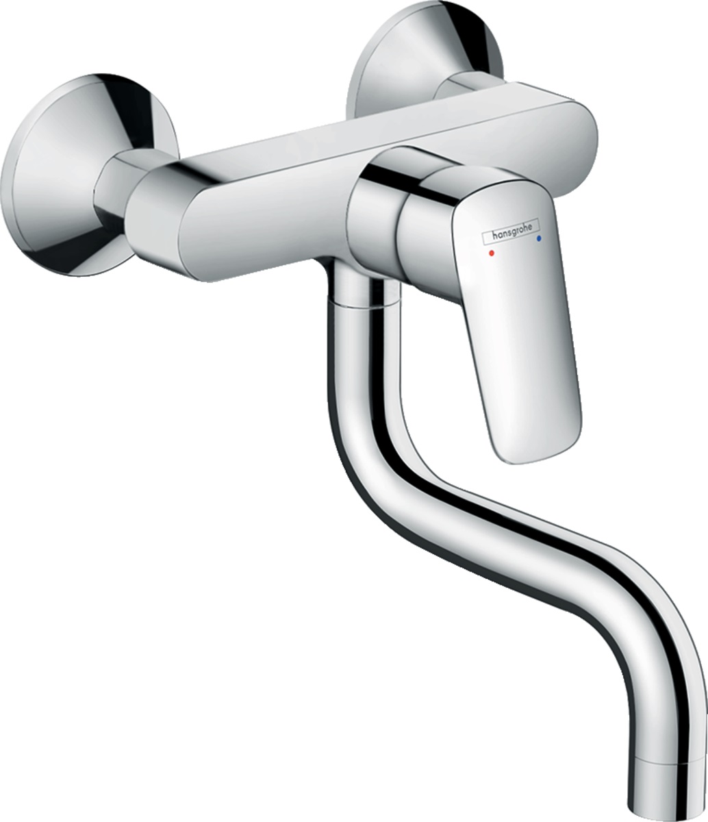Hansgrohe Logis Küchenarmatur Wandmontage chrom 71836000