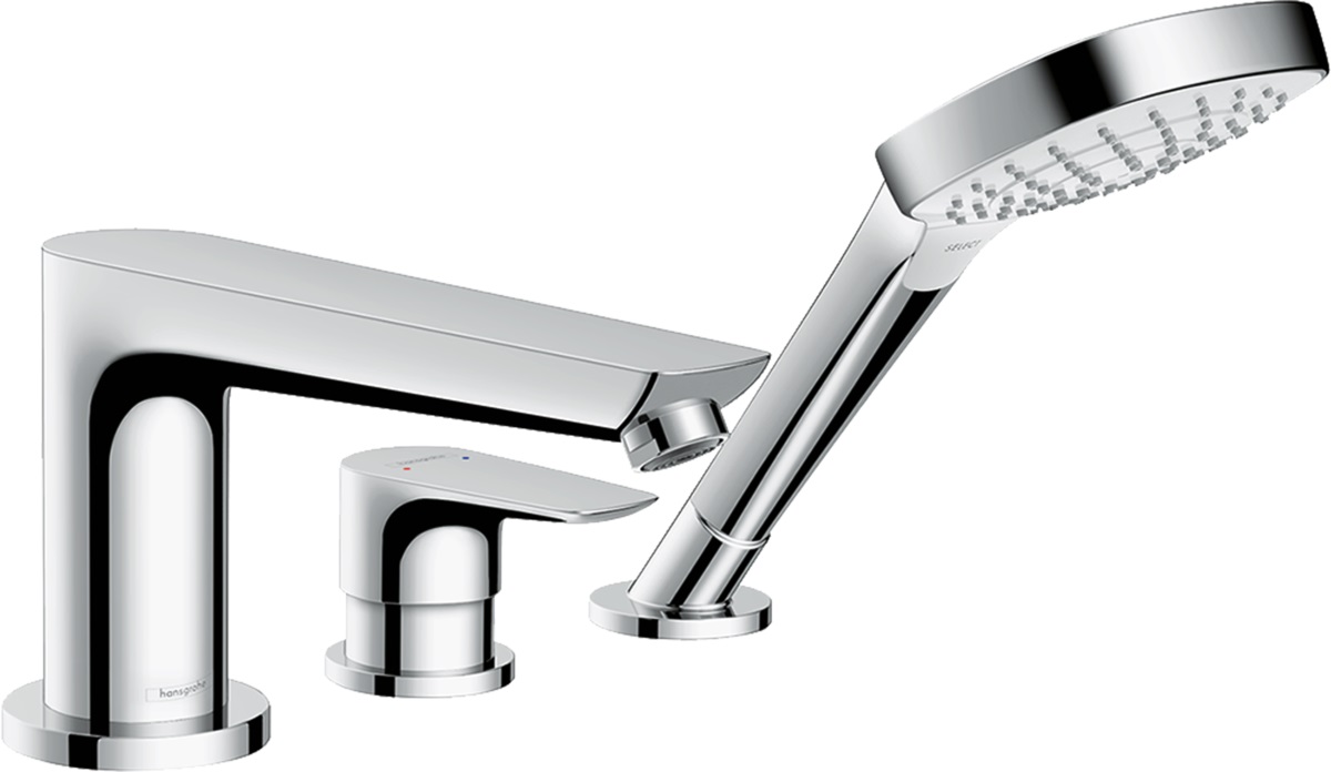 Hansgrohe Talis E Badewannen- und Duscharmatur awannenmontiert chrom 71730000